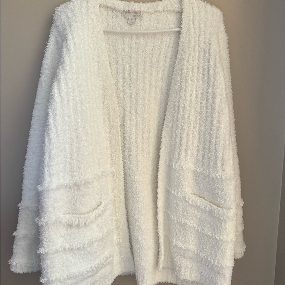 Barefoot Dreams Soft White Women's Cardigan